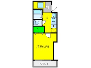 ハクユウ元町の物件間取画像